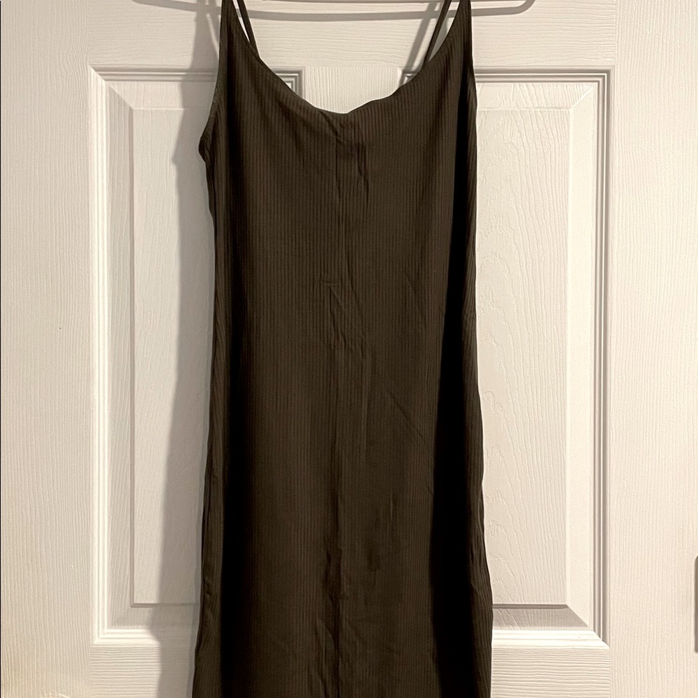 H&M Basics Spaghetti Strap Midi Dress